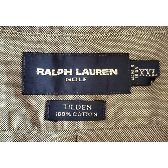 Ralph Lauren Golf Polo Shirt TILDEN Mens XXL Gray Short Sleeve Button - Picture 5 of 5